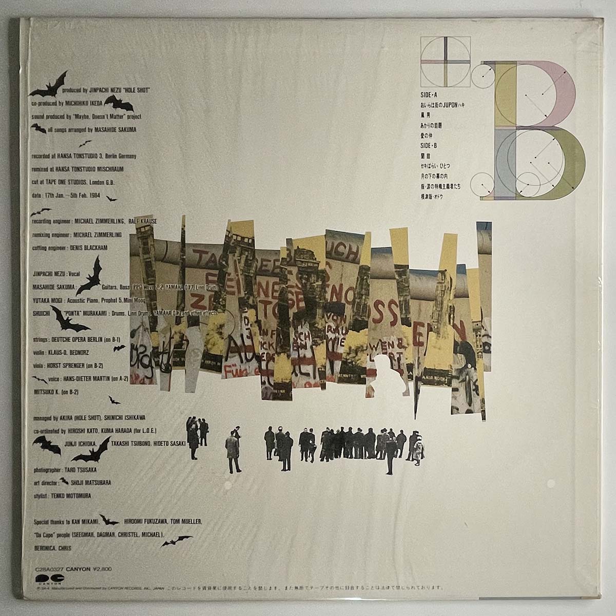 Jinpachi Nezu - B 1984 Berlin [1984 Japan Promo] (LP)