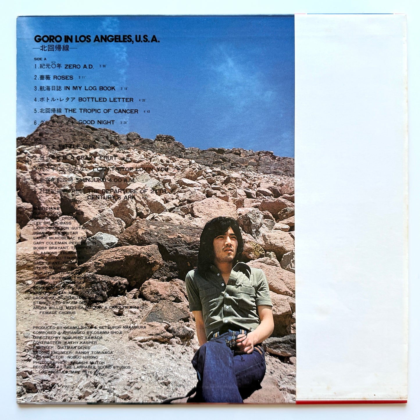 Goro Noguchi - Goro In Los Angeles, U.S.A. (Original Press)