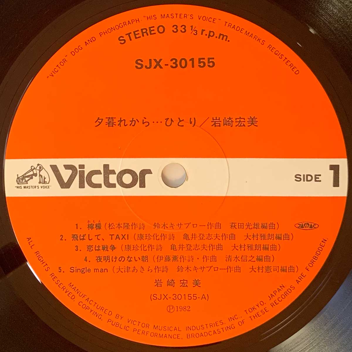 Hiromi Iwasaki - 夕暮れから・・・ひとり [1982 Japan Original] (LP)