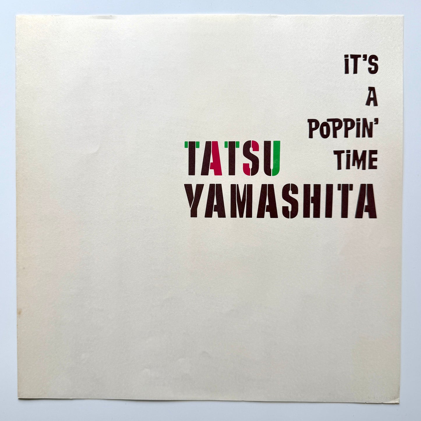 Tatsuro Yamashita - It's A Poppin' Time (Original Press)