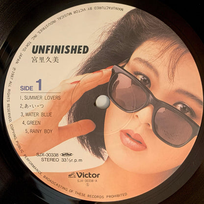 Kumi Miyasato - Unfinished [1987 Japan Original] (LP)