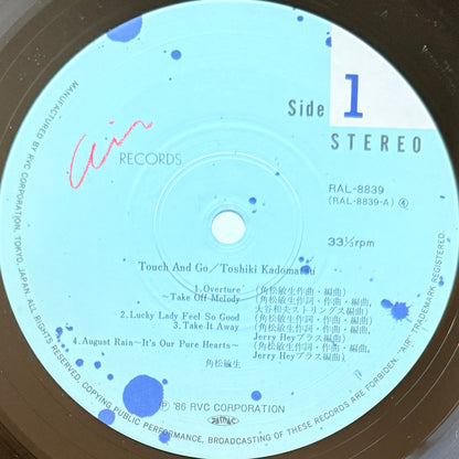 Toshiki Kadomatsu - Touch And Go (Original Press)