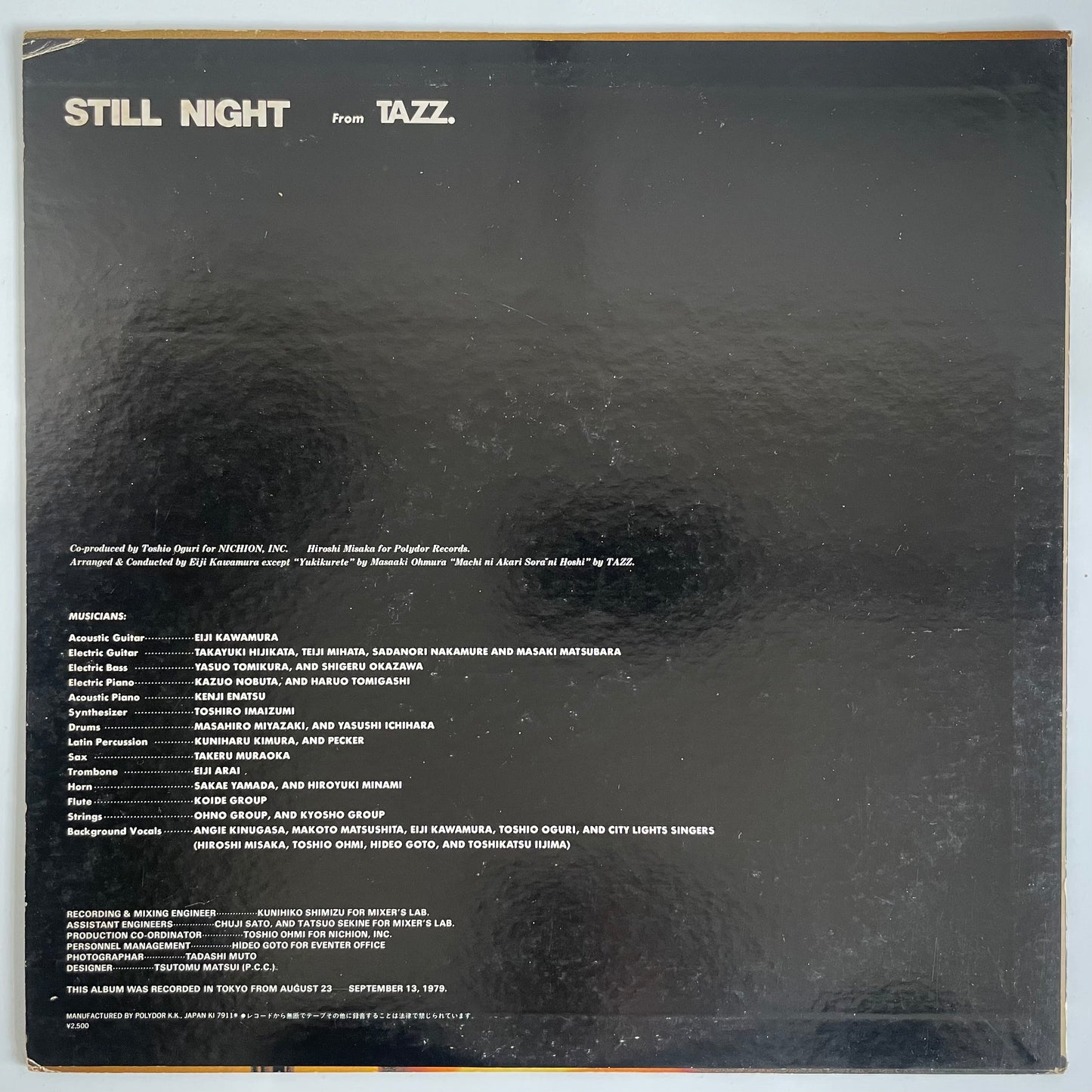 TAZZ - STILL NIGHT (LP)