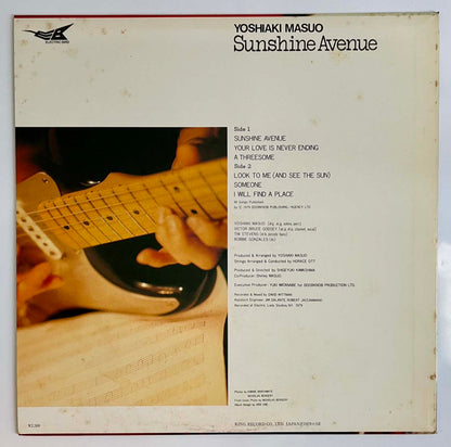 YOSHIAKI MASUO - SUNSHINE AVENUE (LP)