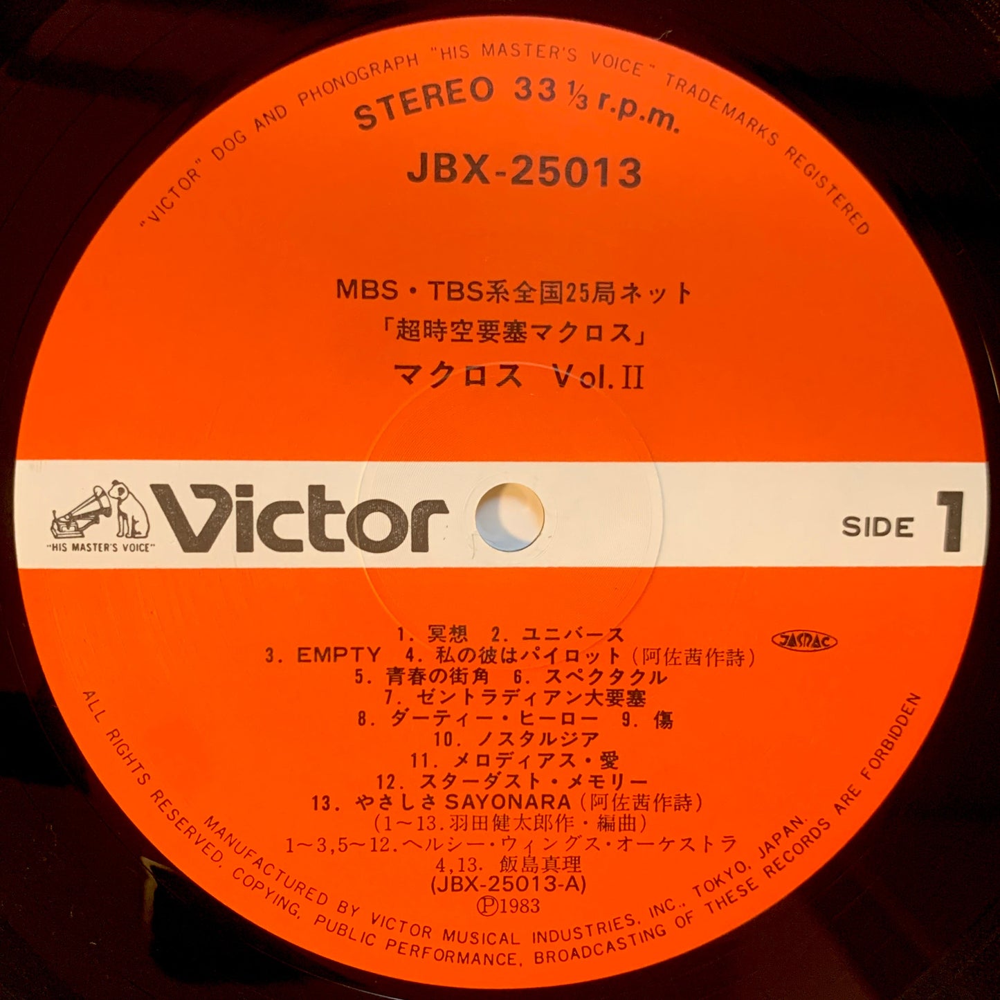 Kentaro Haneda - OST「Macross Vol.Ii」 [1983 Japan Original] (LP)