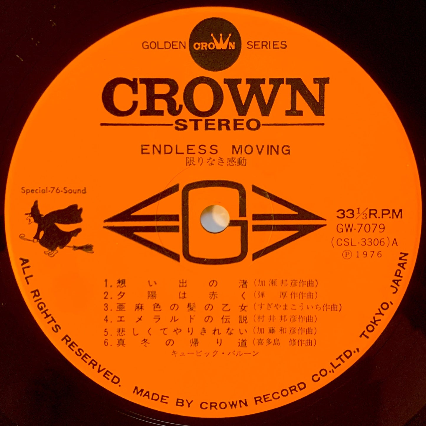 Cubic Balloon - Endless Moving [1976 Japan Original] (LP)