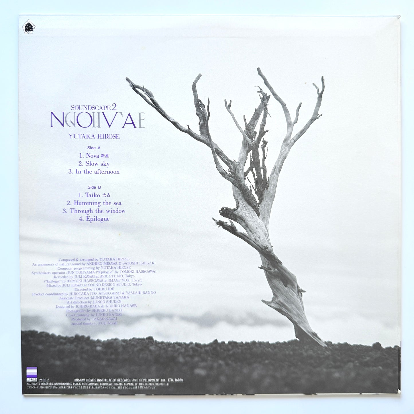 Yutaka Hirose - Soundscape 2  Nova (Original Press)