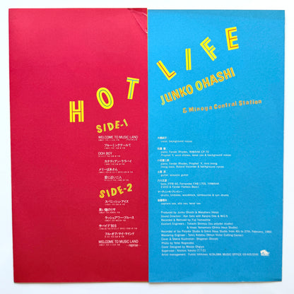 Junko Ohashi & Minoya Central Station - Hot Life (Original Press)