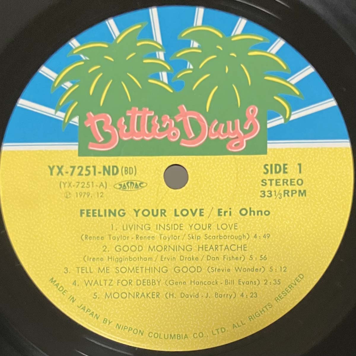 ERI OHNO - FEELING YOUR LOVE (LP)