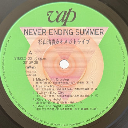S.Kiyotaka  & Omega Tribe - Never Ending Summer (Original Press)