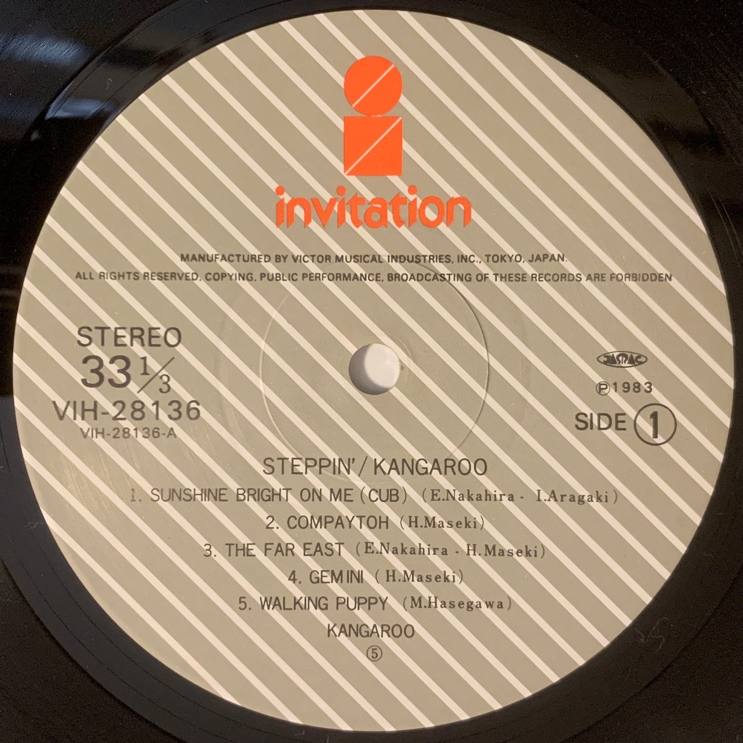 Kangaroo - Steppin' [1983 Japan Original] (LP)