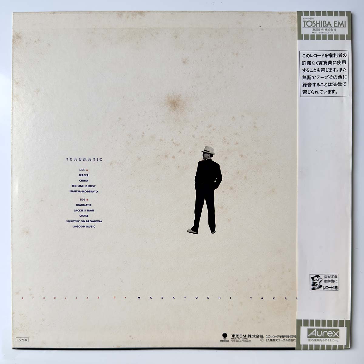 Masayoshi Takanaka - Traumatic [1985 Japan Original] (LP)
