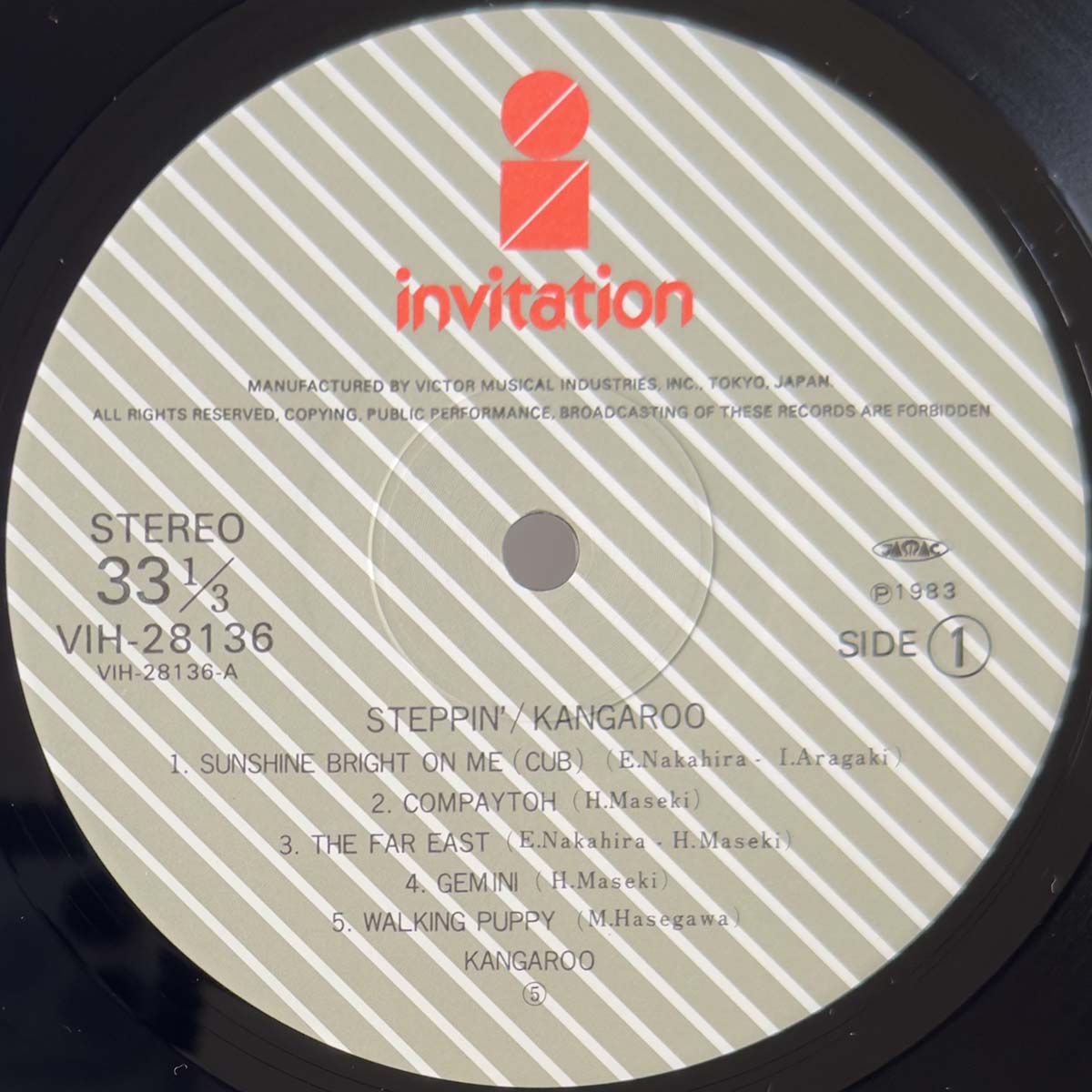 Kangaroo - Steppin' [1983 Japan Original] (LP)