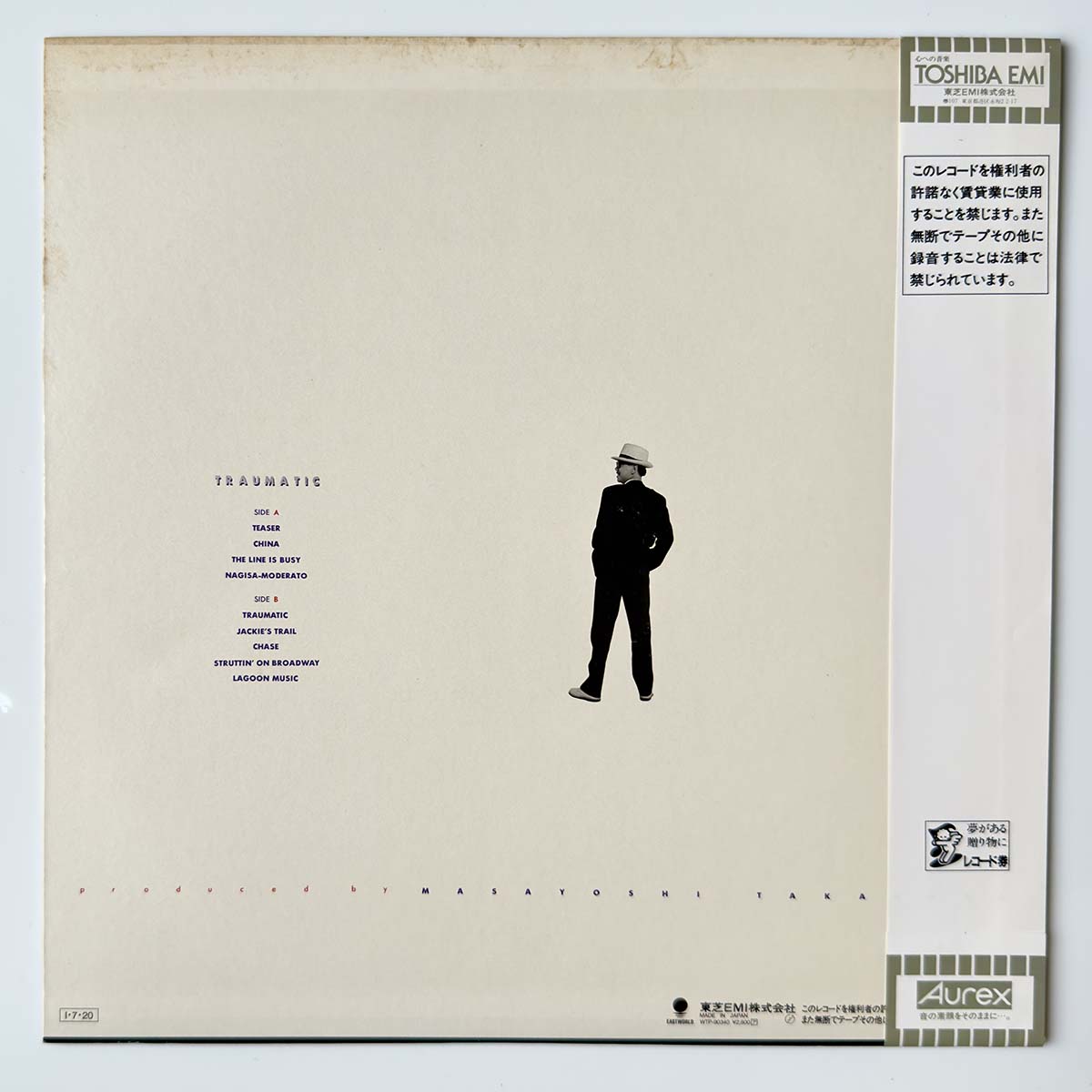 Masayoshi Takanaka - Traumatic [1985 Japan Original] (LP)