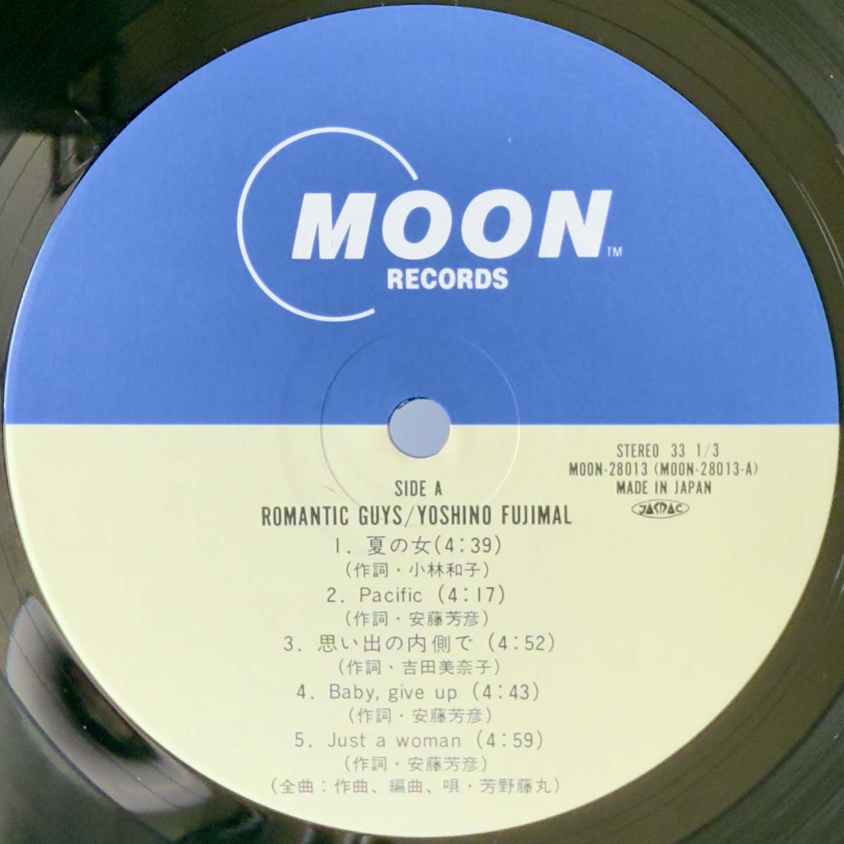Fujimaru Yoshino - Romantic Guys [1983 Japan Original] (LP)