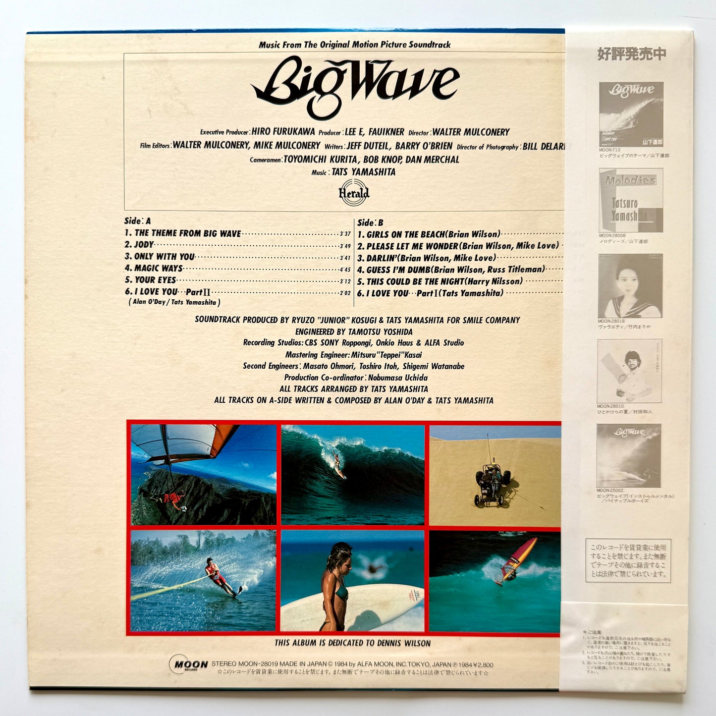 Tatsuro Yamashita - Big Wave (Original Press)