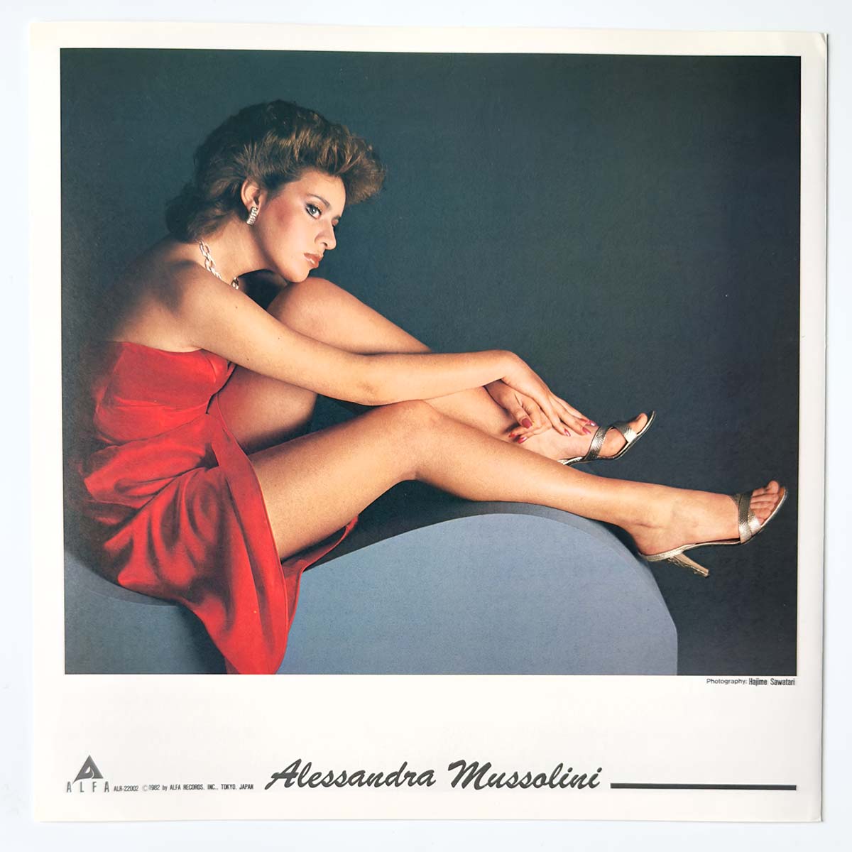 Alessandra Mussolini - Amore [1982 Japan Original With Poster] (LP)
