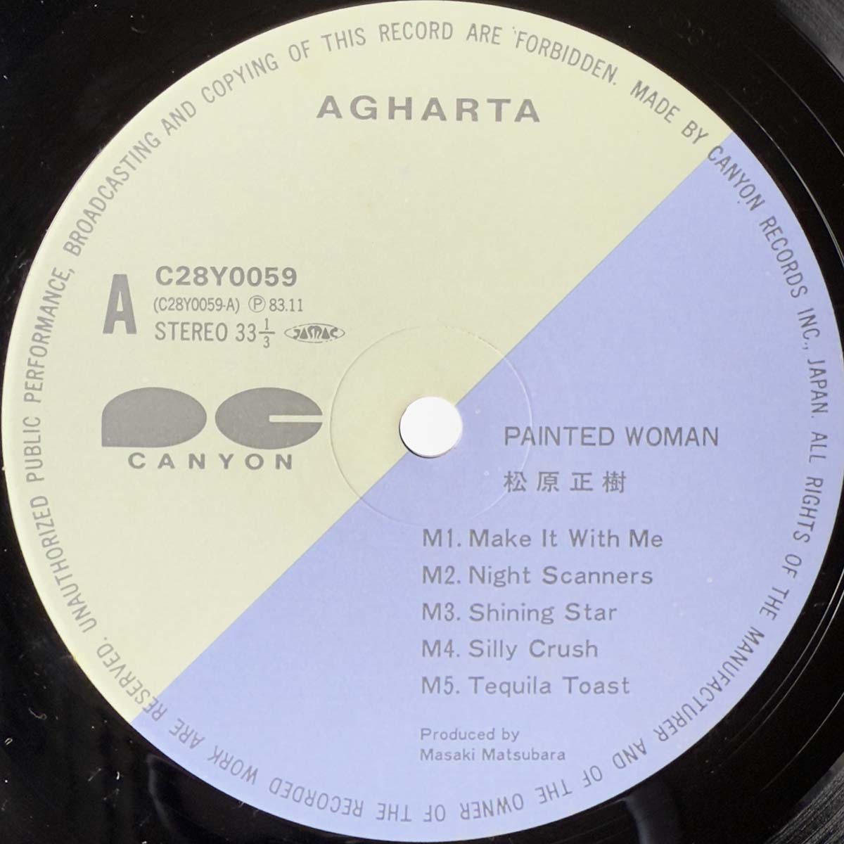 Masaki Matsubara - Painted Woman [1983 Japan Original] (LP)