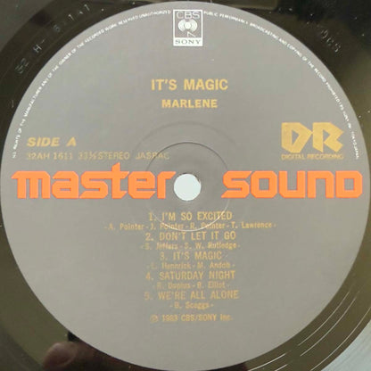 Marlene - Magic [1983 Japan Original] (LP) Vinyl_3