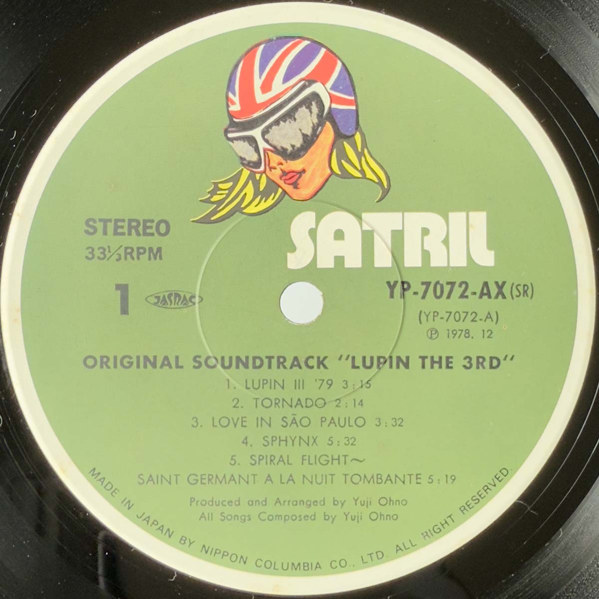 Yuji Ohno / You & The Explosion Band - OST「Lupin The 3rd Ⅱ」 [1978 Japan Original] (LP)