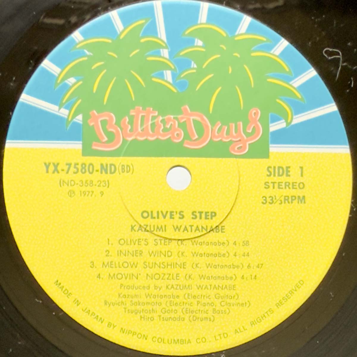 Kazumi Watanabe - Olive Step [1977 Japan Original] (LP)_3