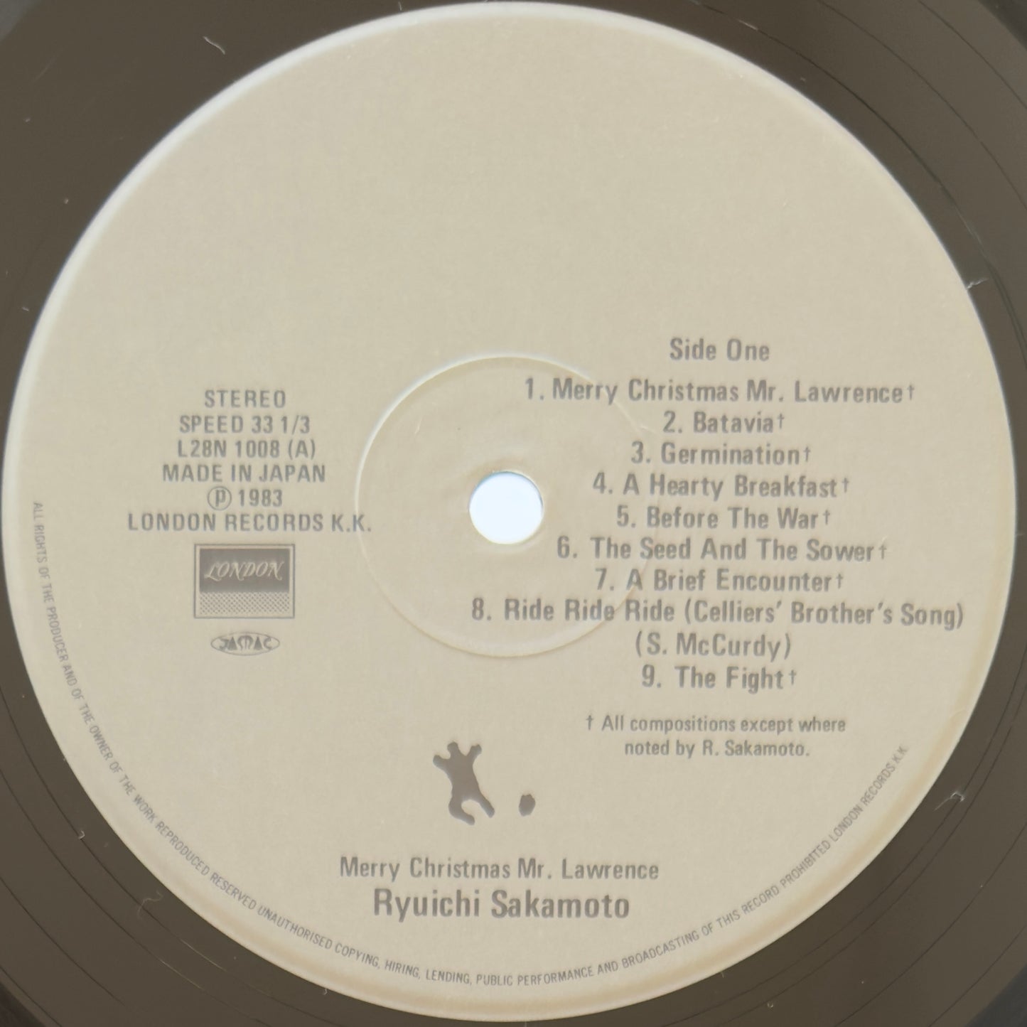 Ryuichi Sakamoto - Merry Christmas Mr. Lawrence (Original Press)