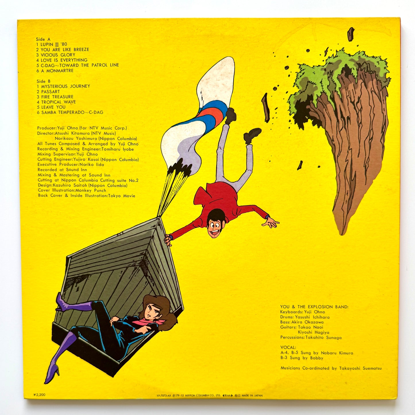 Yuji Ohno / You & The Explosion Band - OST「Lupin The 3rd」 (Original Press)