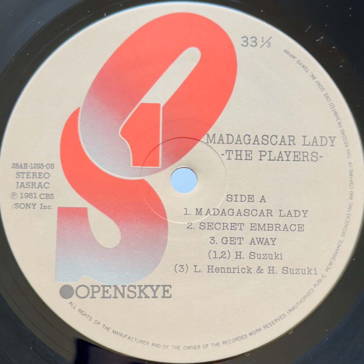 Players - Madagascar Lady (Original Press)