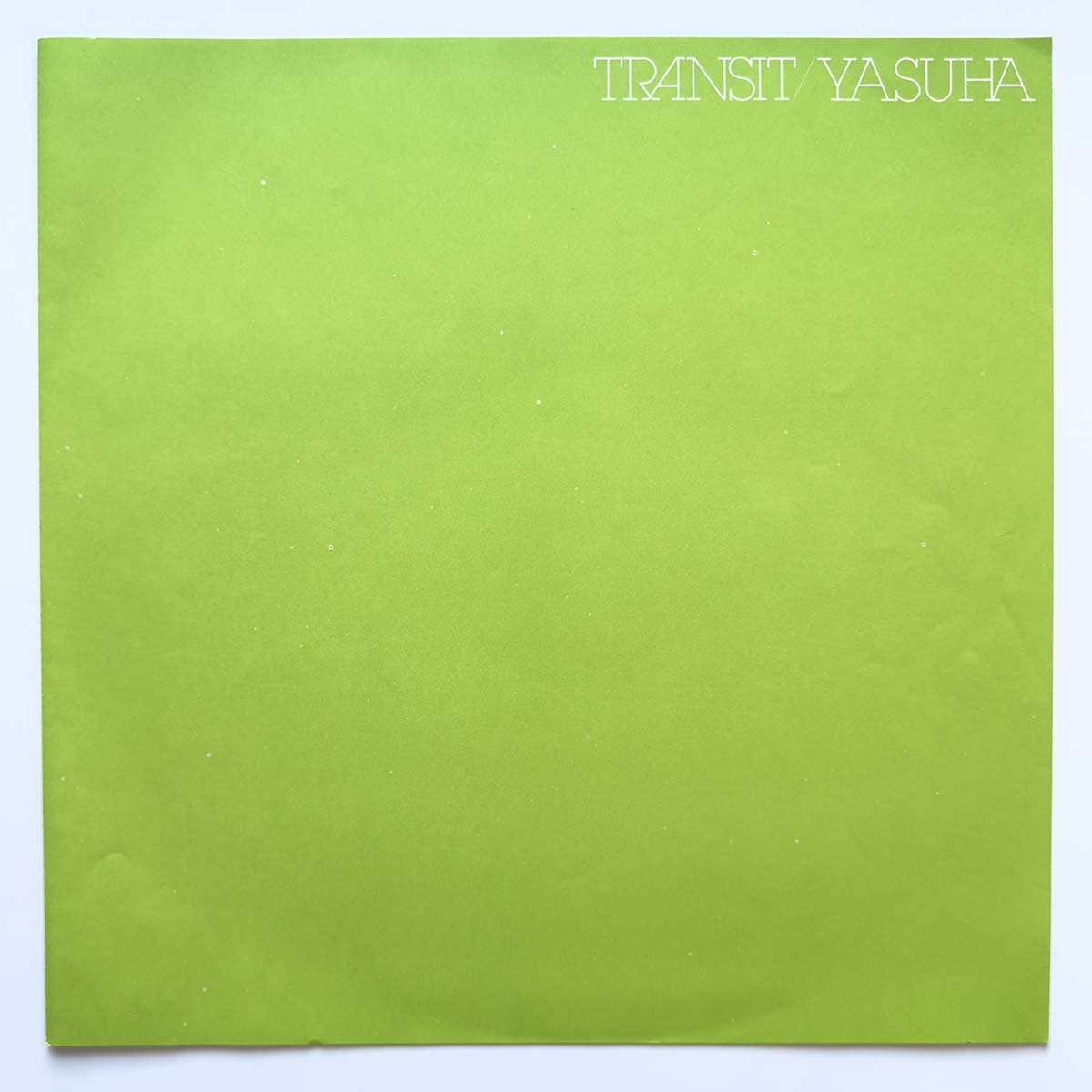 Yasuha - Transit (Original Press)