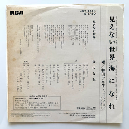 Akiko Wada - 見えない世界 (Original Press)