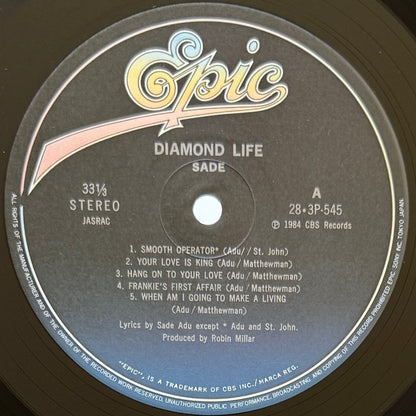 Sade - Diamond Life (Japan Press)