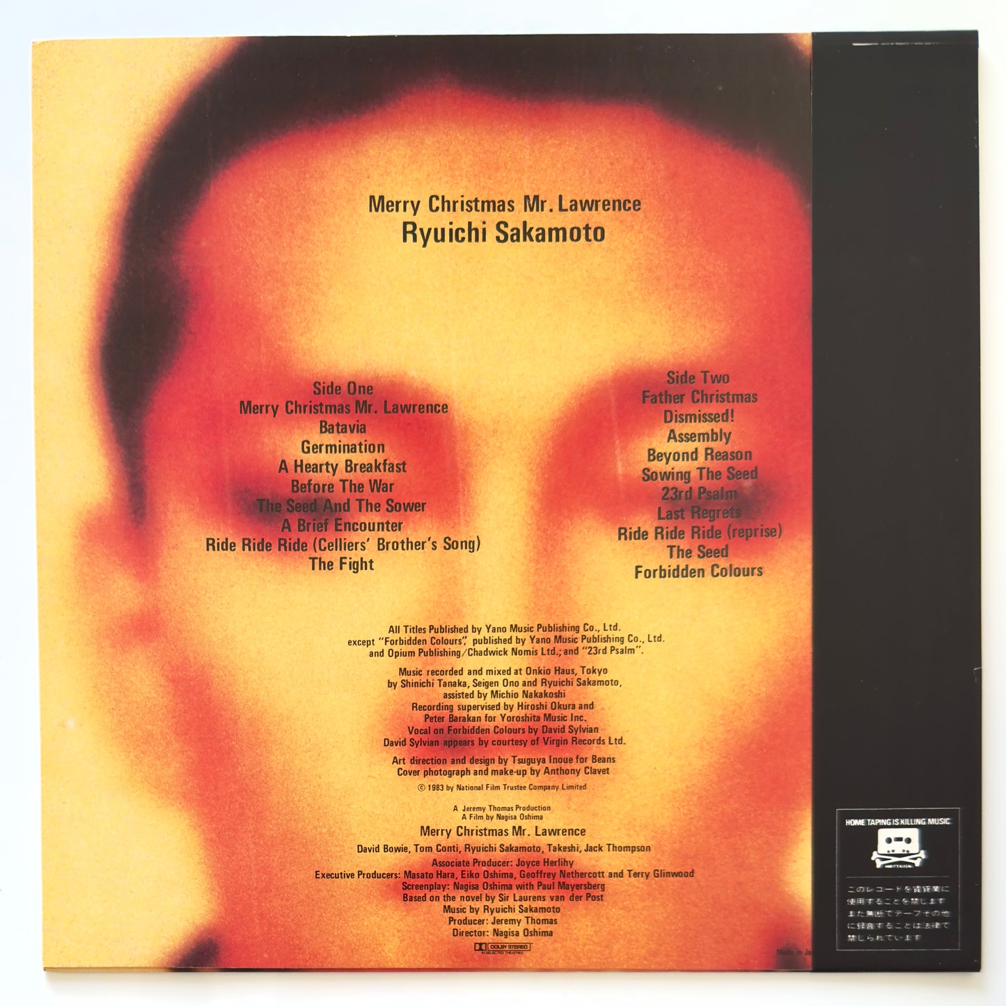 Ryuichi Sakamoto - Merry Christmas Mr. Lawrence (Original Press)