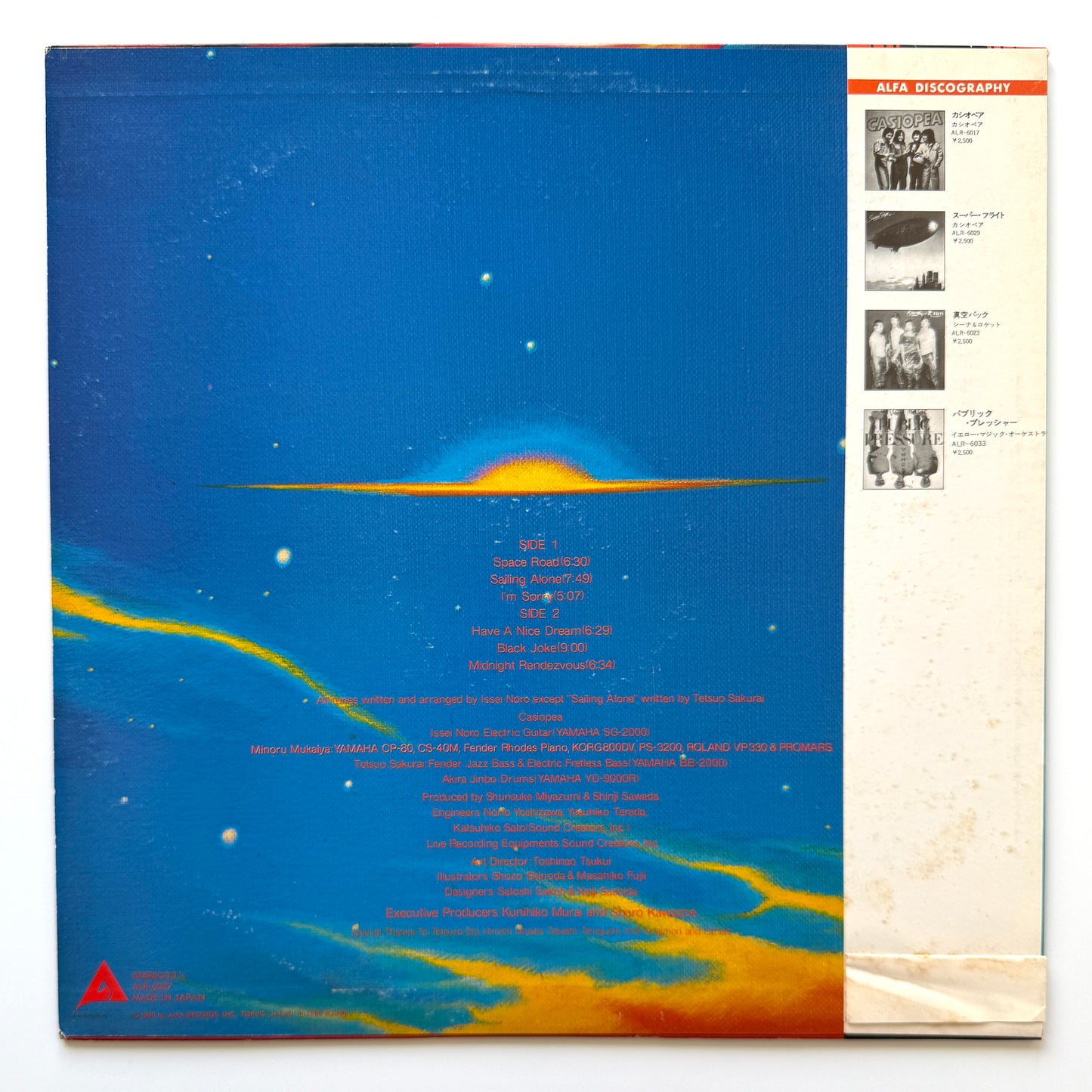 Casiopea - Thunder Live (Original Press - Member Jacket First Cover)