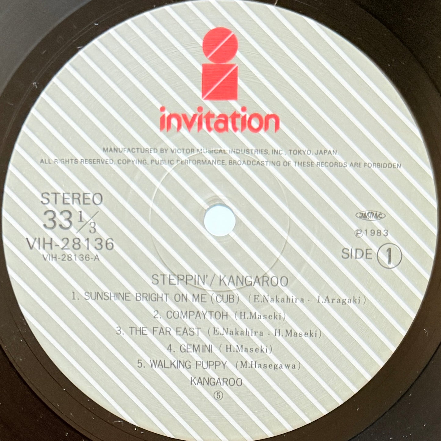Kangaroo - Steppin' (Original Press)