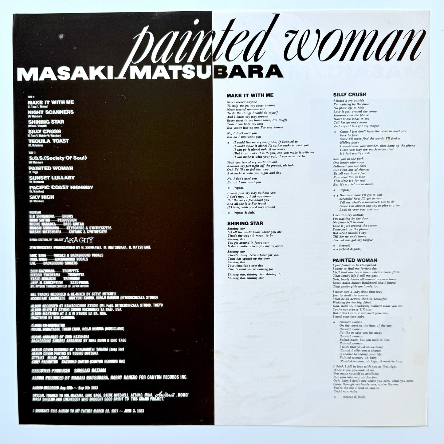 Masaki Matsubara - Painted Woman (Original Press)