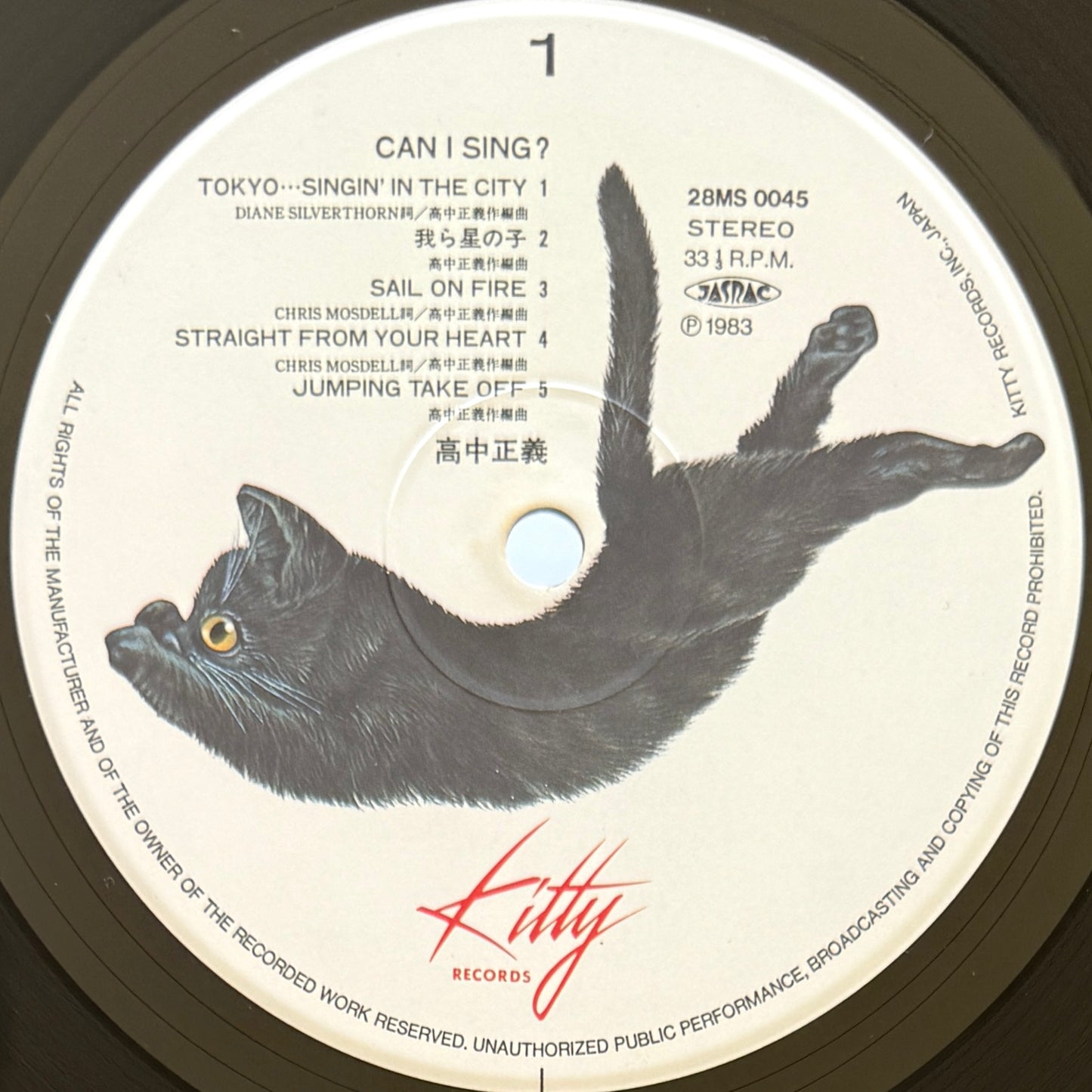 Masayoshi Takanaka - Can I Sing? (Original Press)