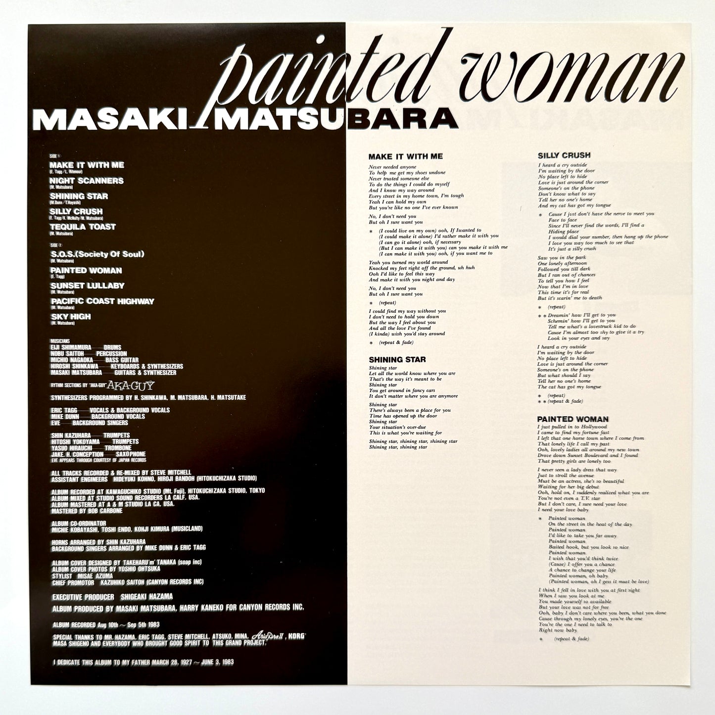 Masaki Matsubara - Painted Woman (Original Press)