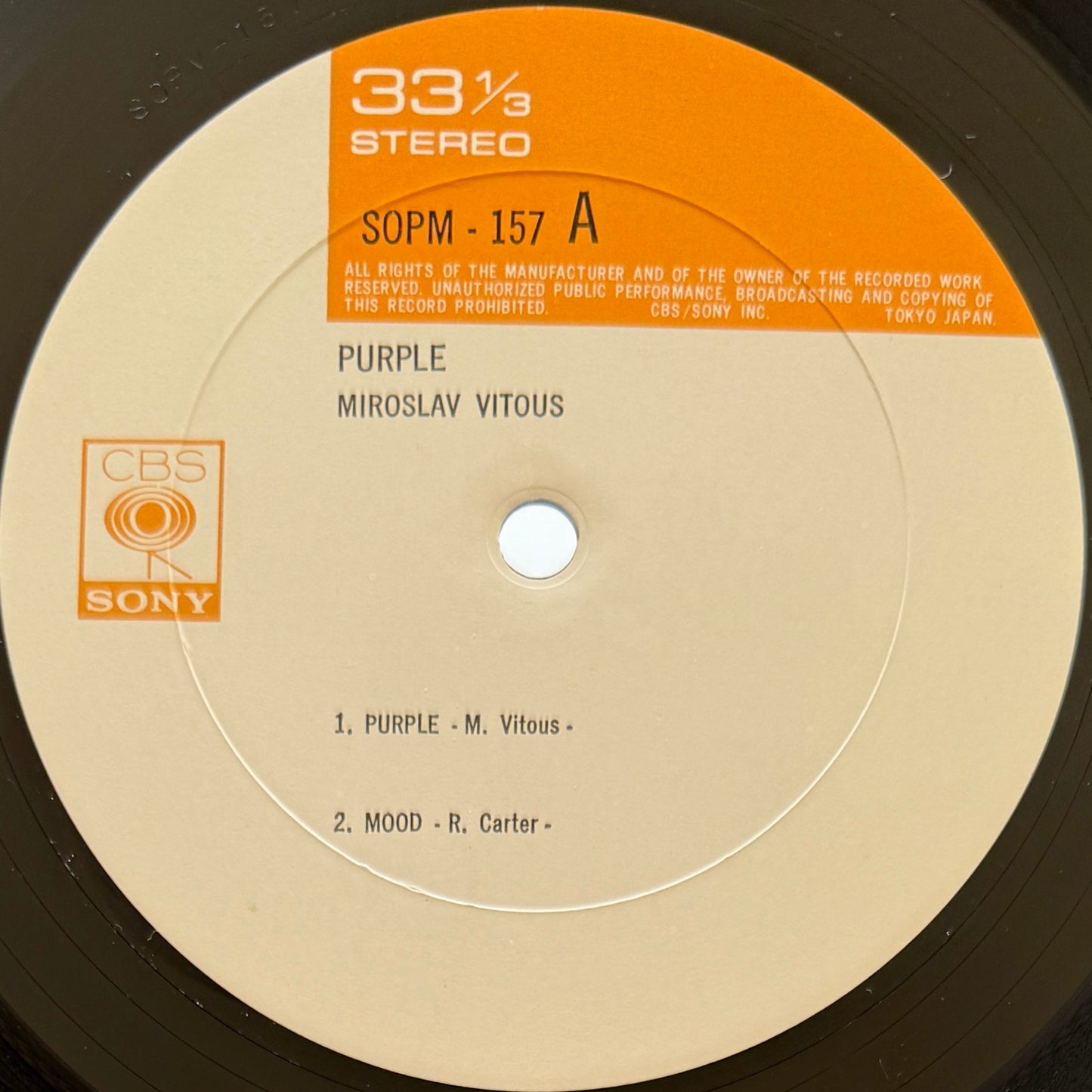 Miroslav Vitous - Purple (Japan Repress)