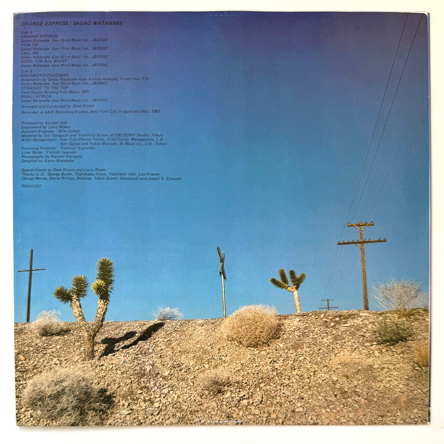 Sadao Watanabe - Orange Express (Original Press)