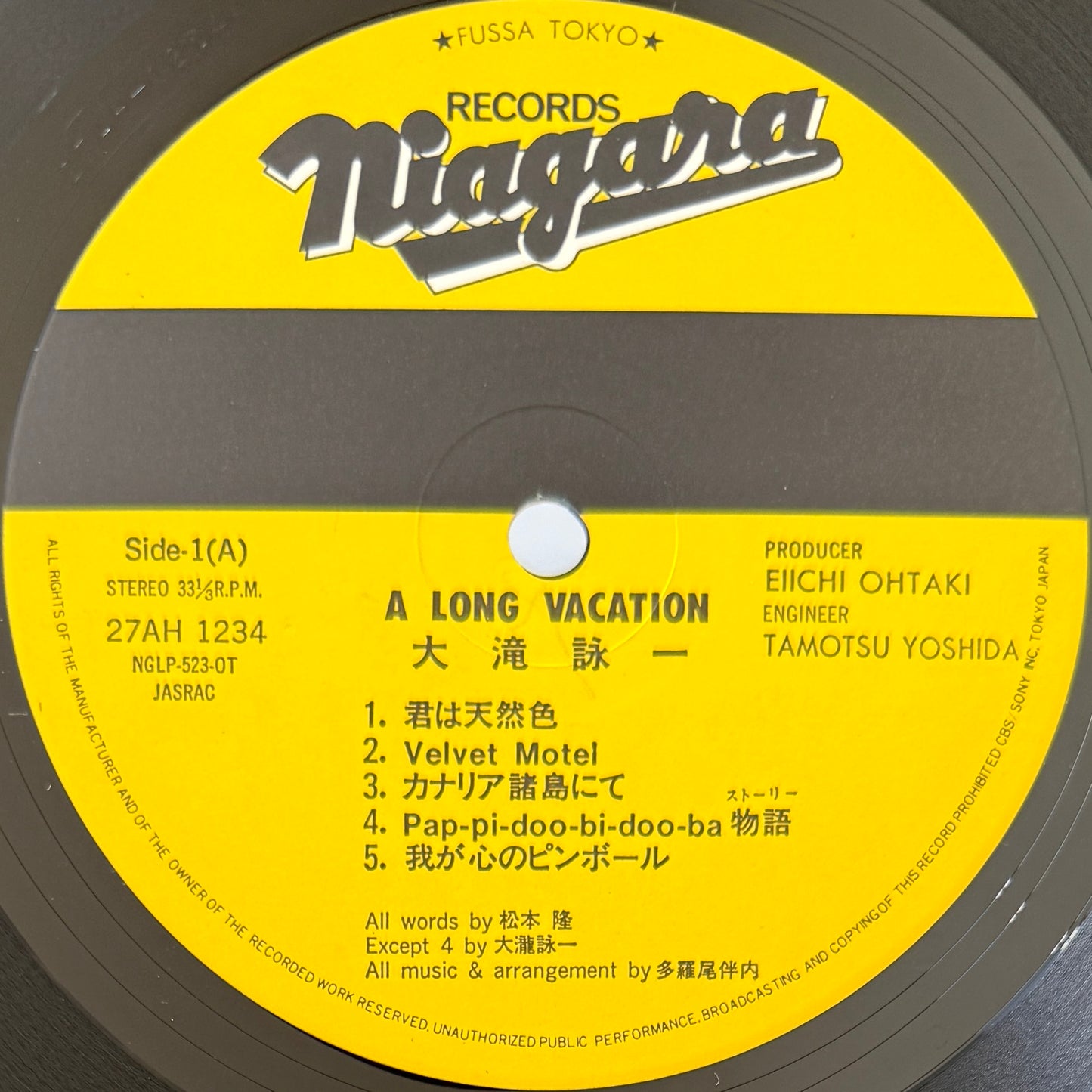 Eiichi Ohtaki - A Long Vacation (Original Press)