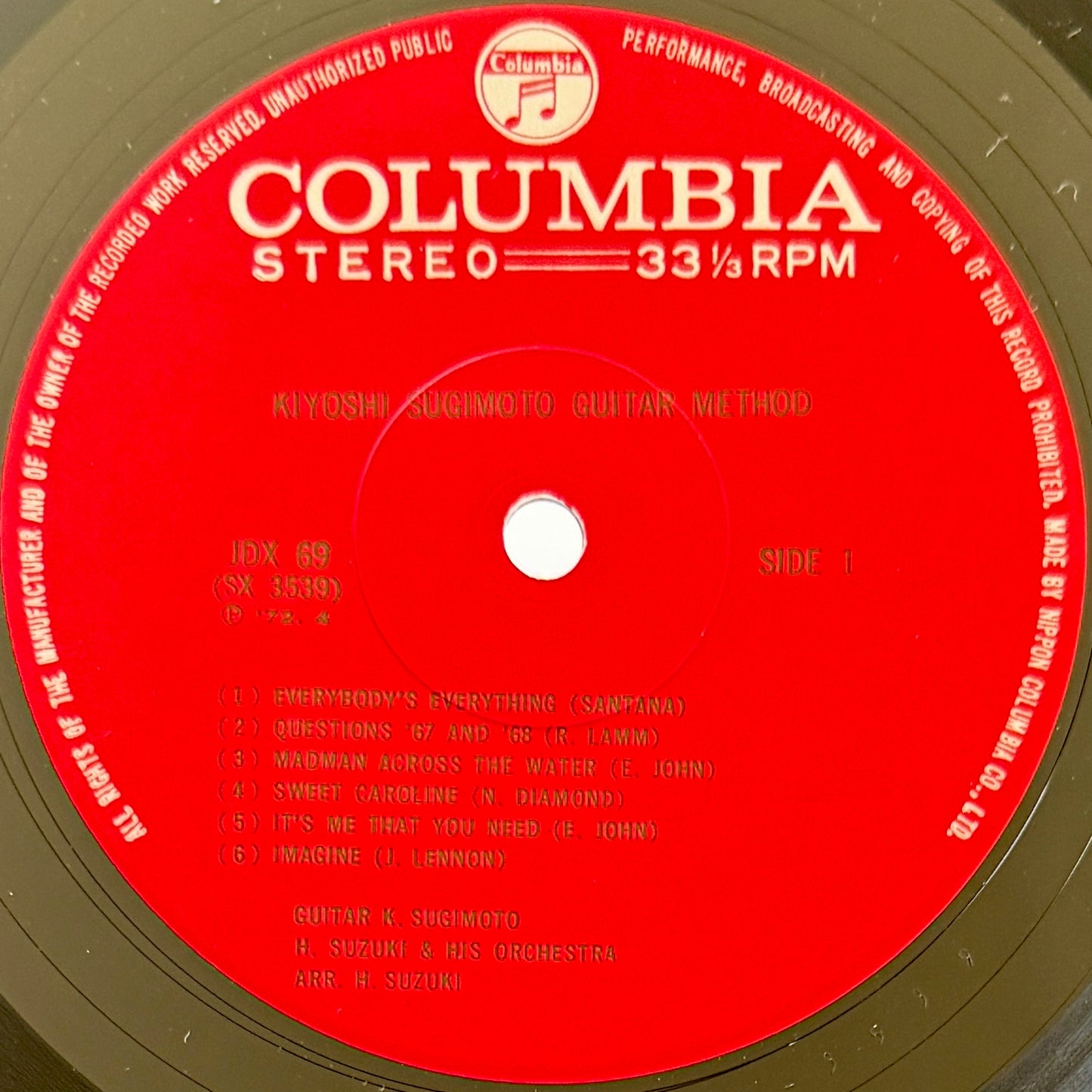 Kiyoshi Sugimoto - Guitar Method (Original Press)