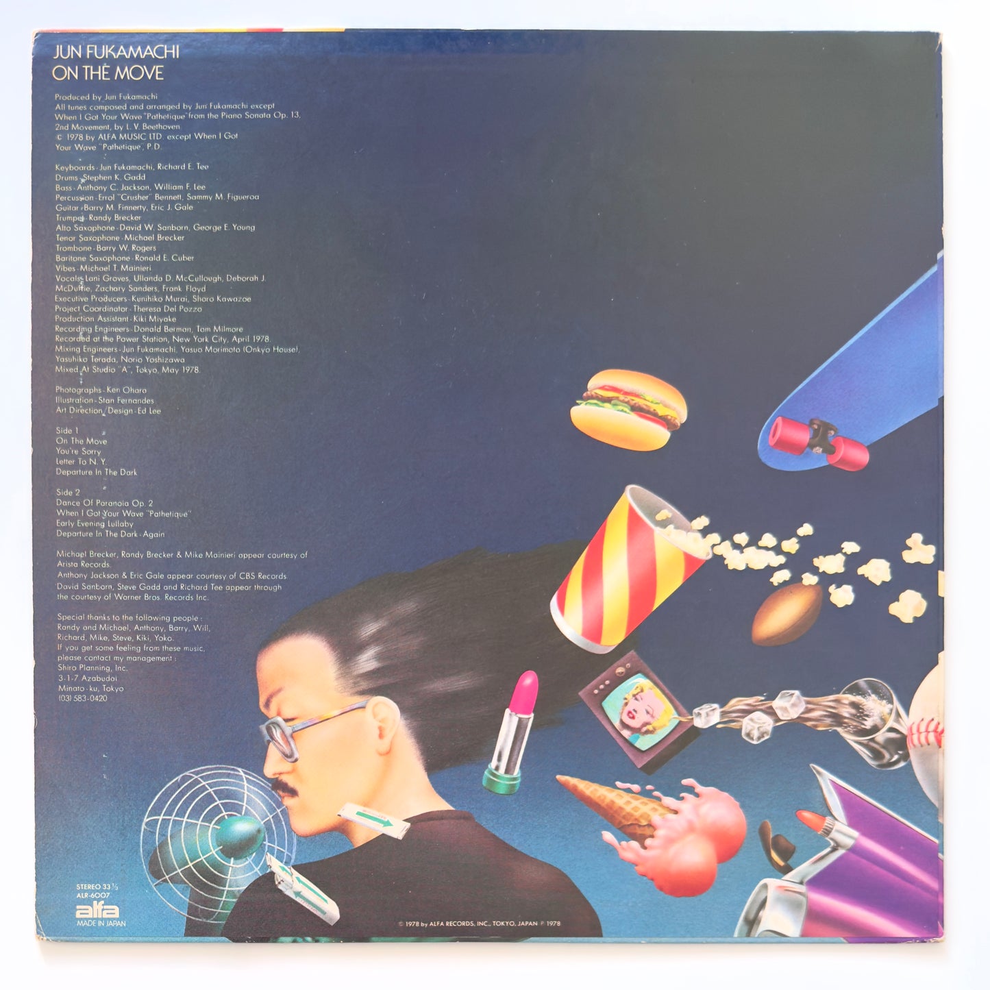 Jun Fukamachi - On The Move (Original Press)