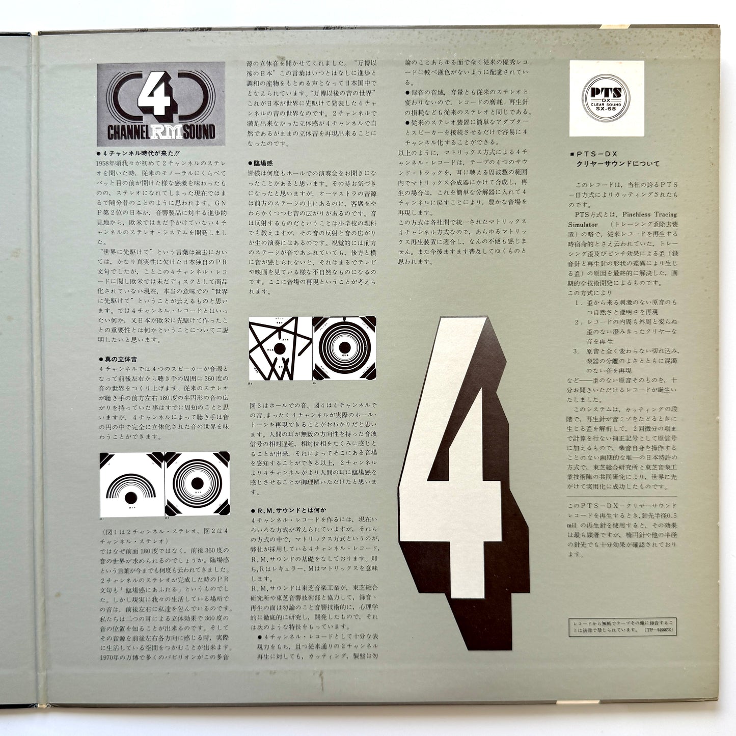 Akira Ishikawa & Count Buffaloes - 4ch. Dynamic Action Sound (Original Promo Press)