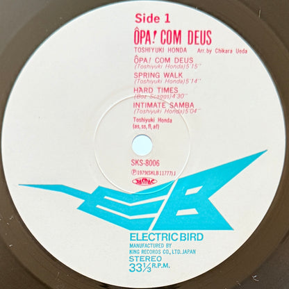 Toshiyuki Honda - Opa Com Deus (Original Press)
