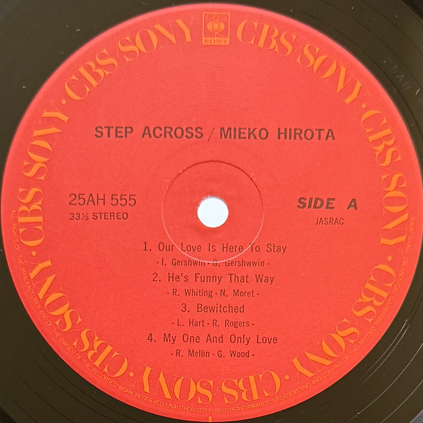 Mieko Hirota - Step Across (Original Press)