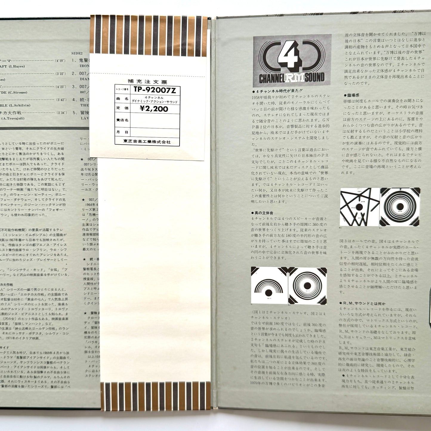 Akira Ishikawa & Count Buffaloes - 4ch. Dynamic Action Sound (Original Press)