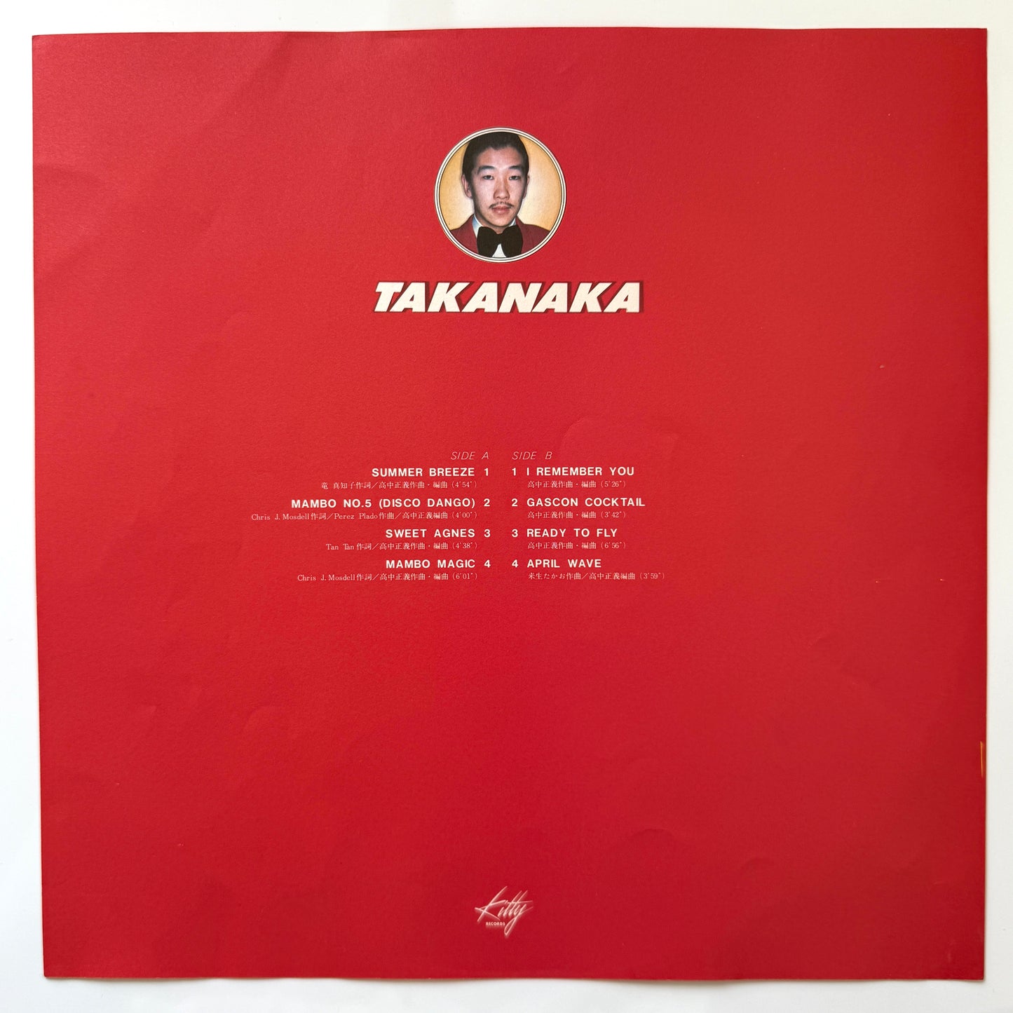 Masayoshi Takanaka - Takanaka (Original Press)