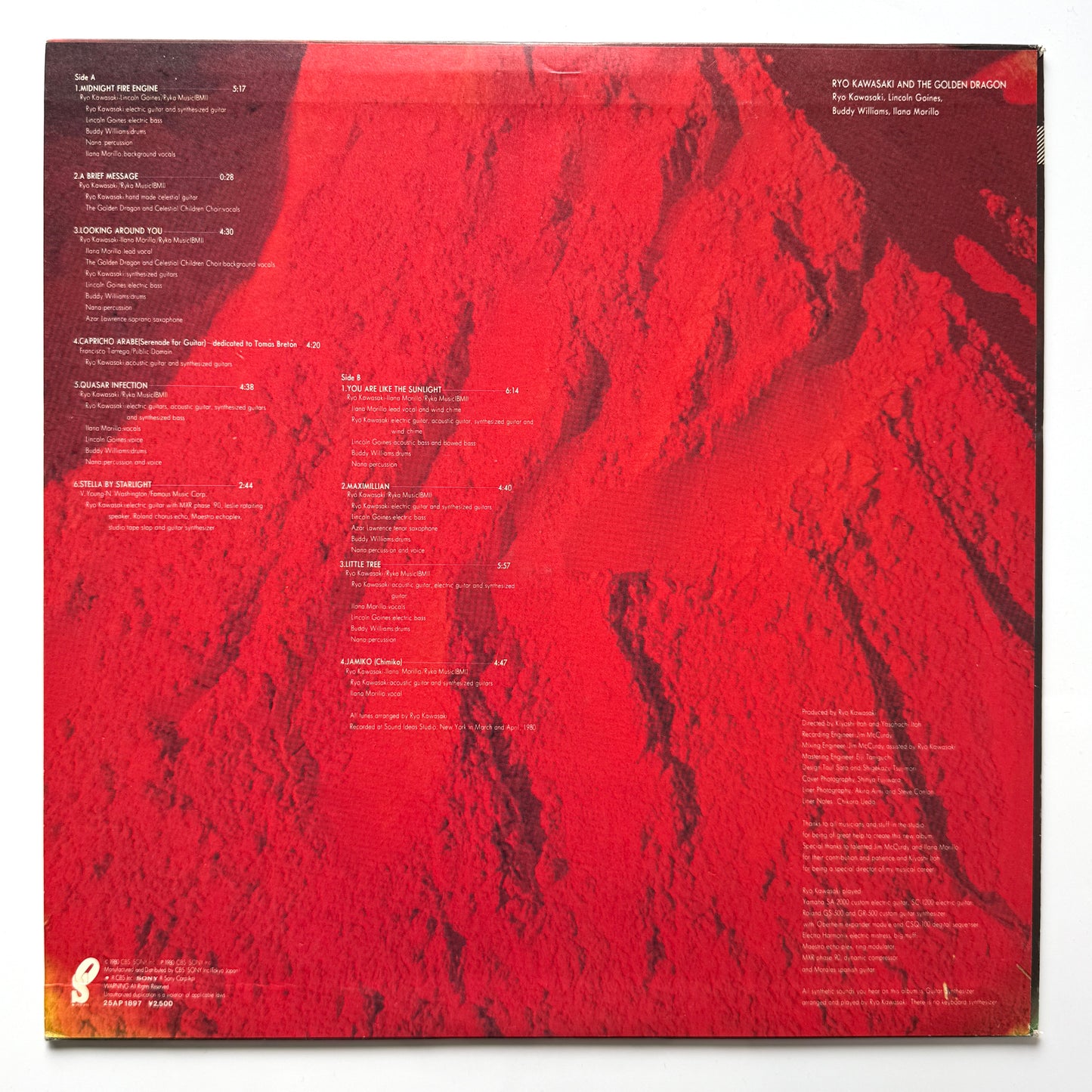 Ryo Kawasaki And The Golden Dragon - Little Tree (Original Press)