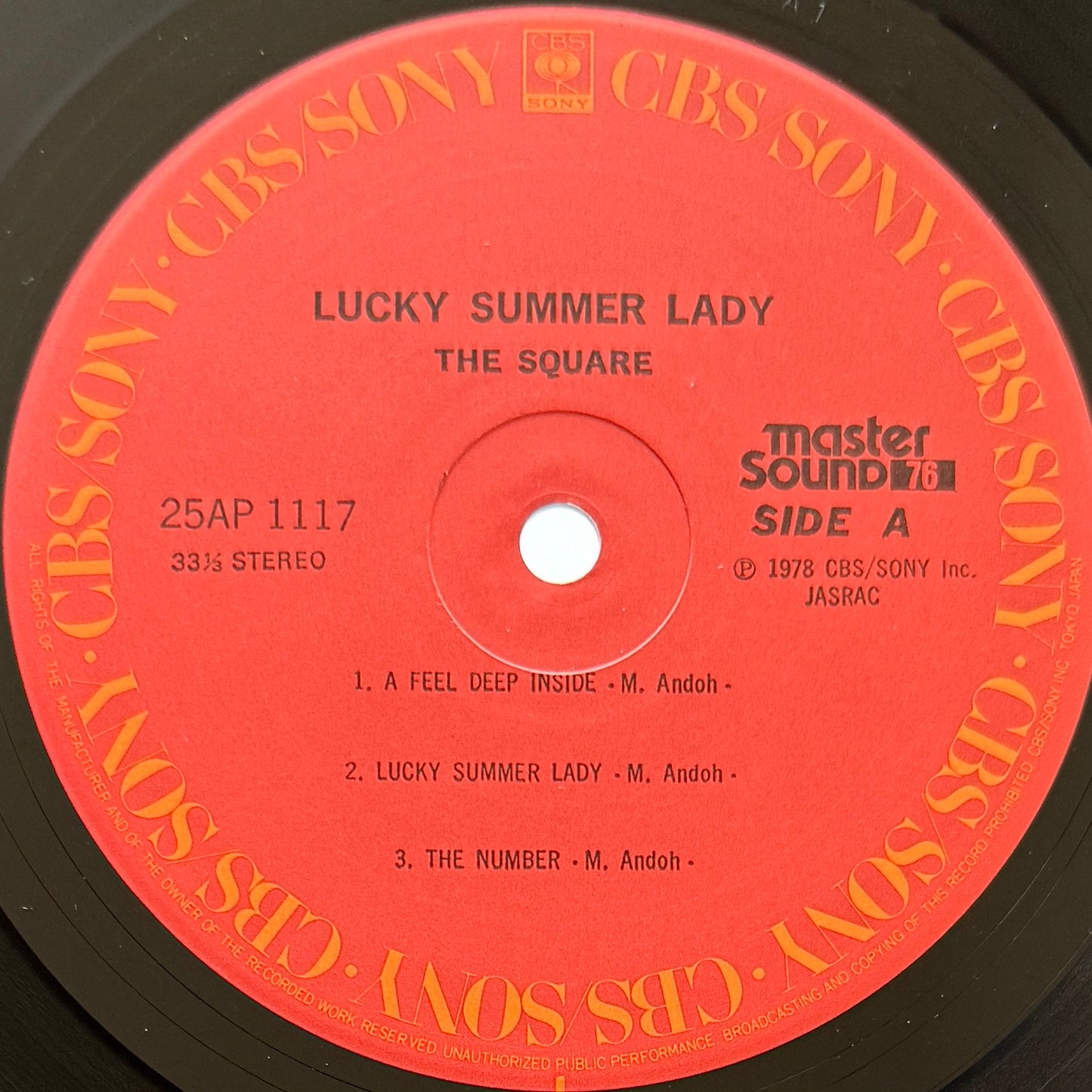 The Square - Lucky Summer Lady (Original Press)