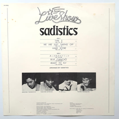 Sadistics - The Live Show (Original Press)